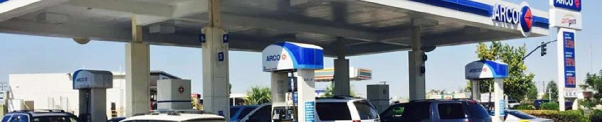 ARCO gas station in the daytime