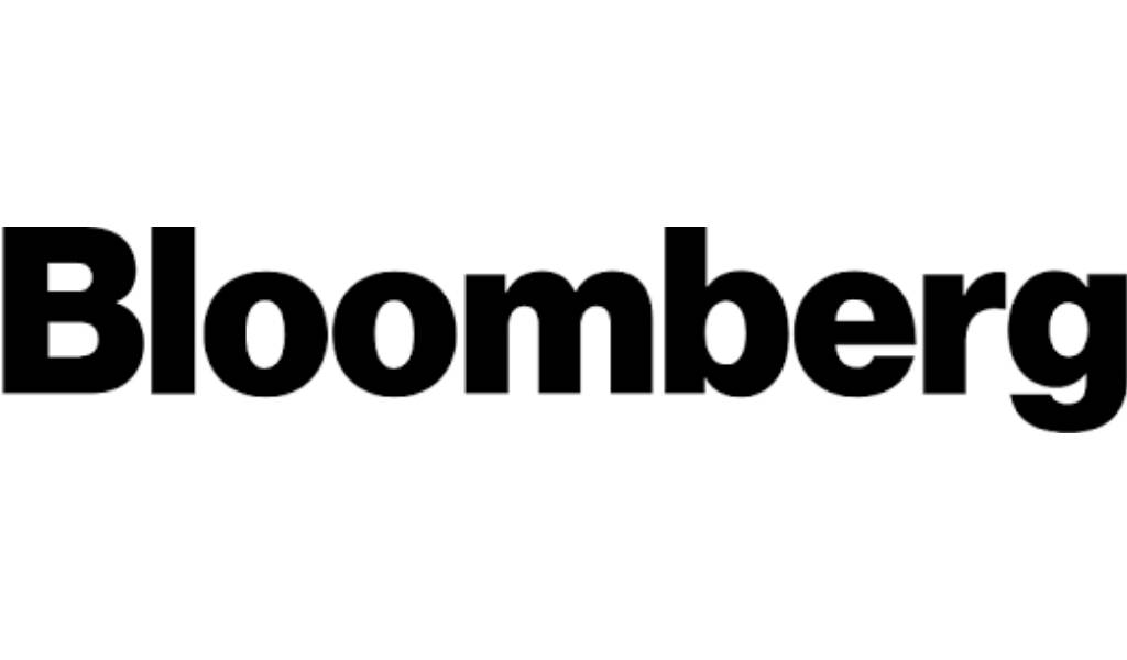 Bloomberg written in black