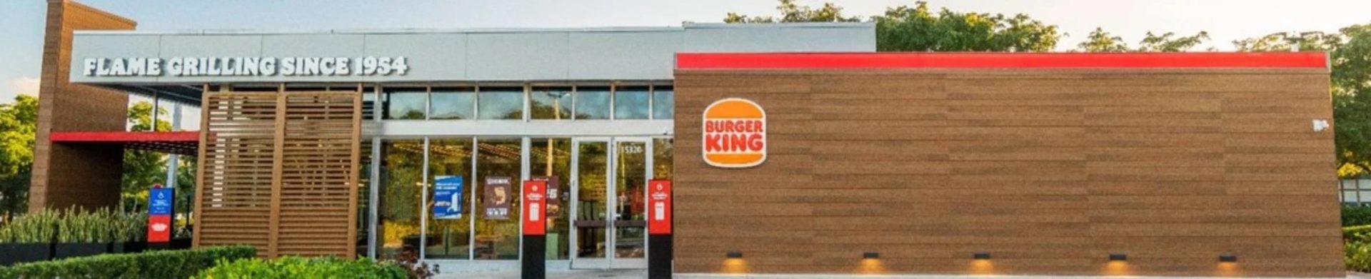 Burger King storefront in the daytime