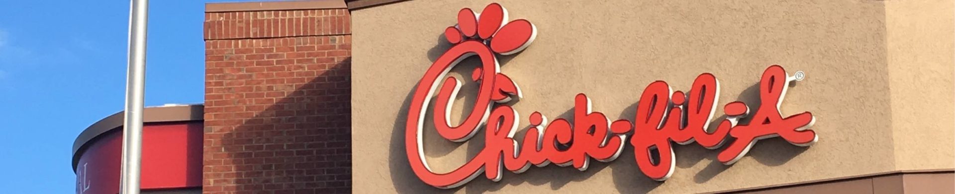 the sign above a Chick-fil-A