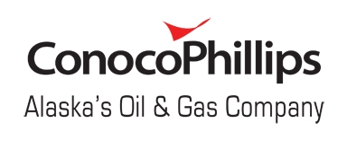 ConocoPhillips logo with Alaska's Oil & Gas Company written below