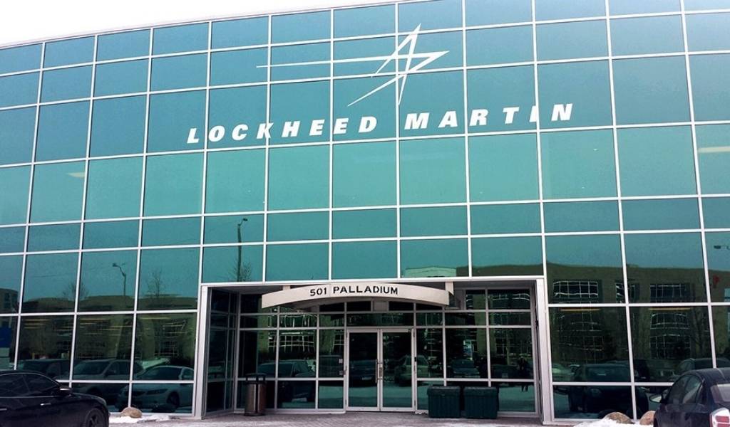 Lockheed Martin building of glass