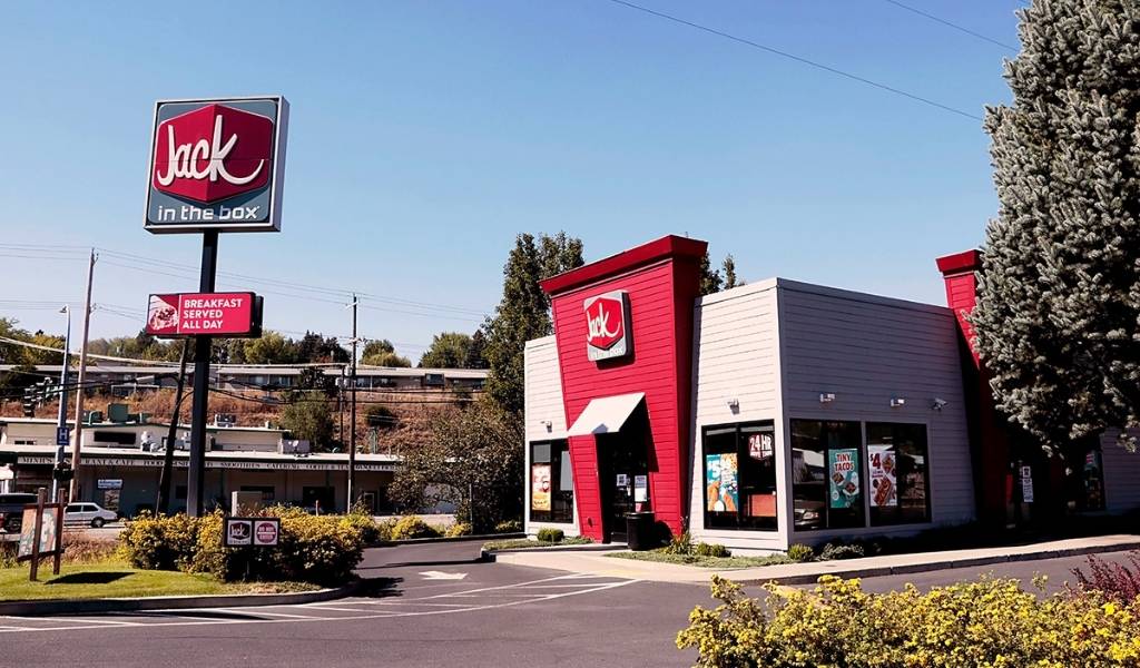 a Jack in the Box restaurant