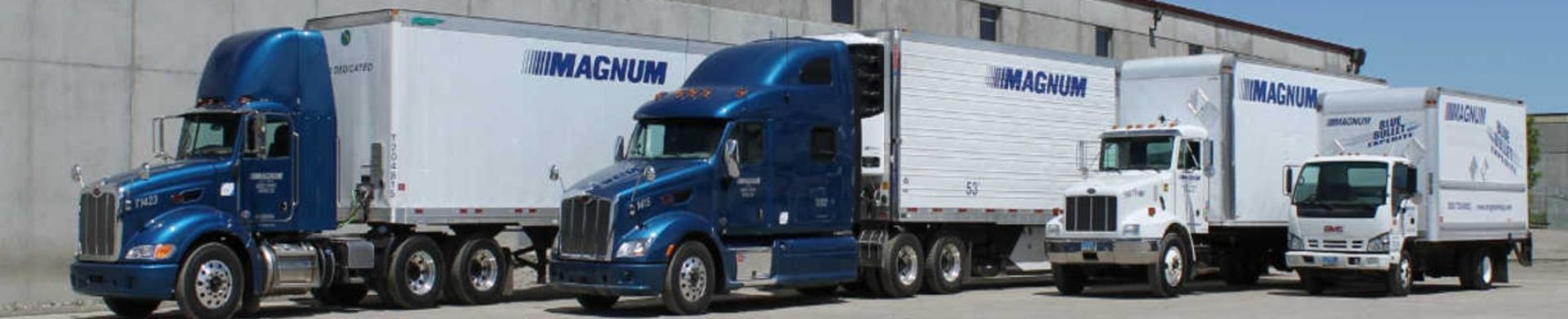 some Magnum Logistics trucks