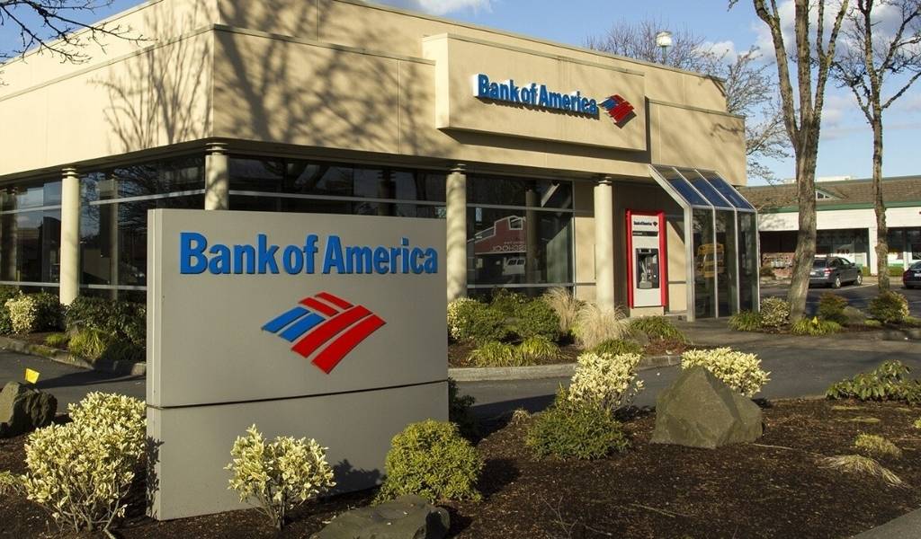 a Bank of America location