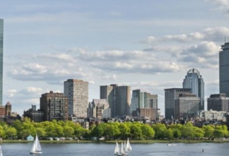Boston Massachusetts cityscape