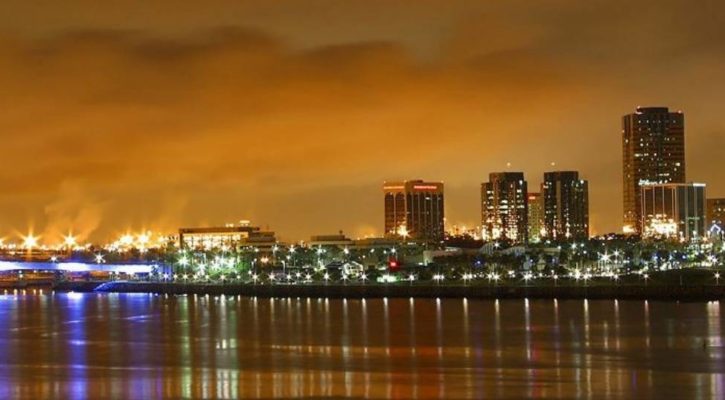 Long Beach California cityscape