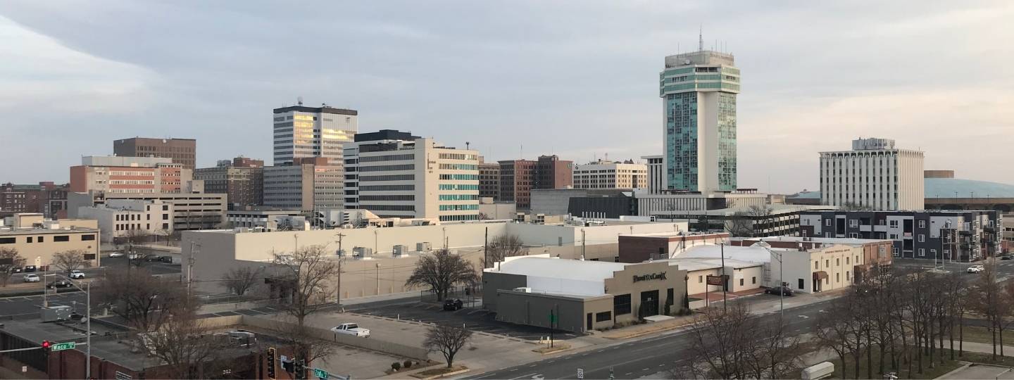 Wichita Kansas cityscape