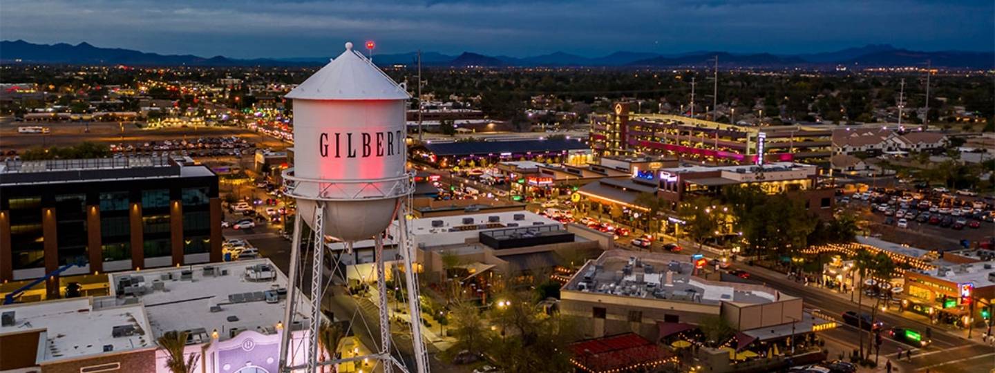 Gilbert Arizona cityscape