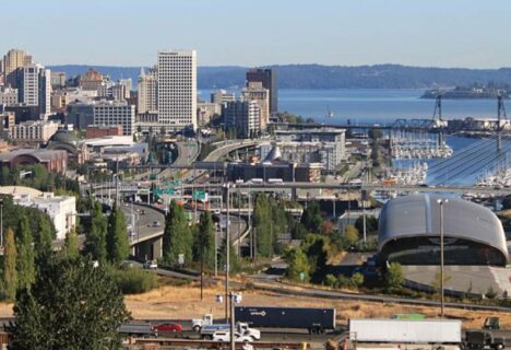 Tacoma Washington cityscape